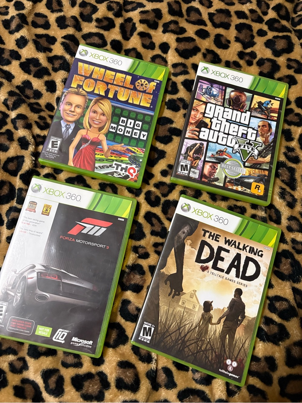 Set of 4 Xbox 360 video games
